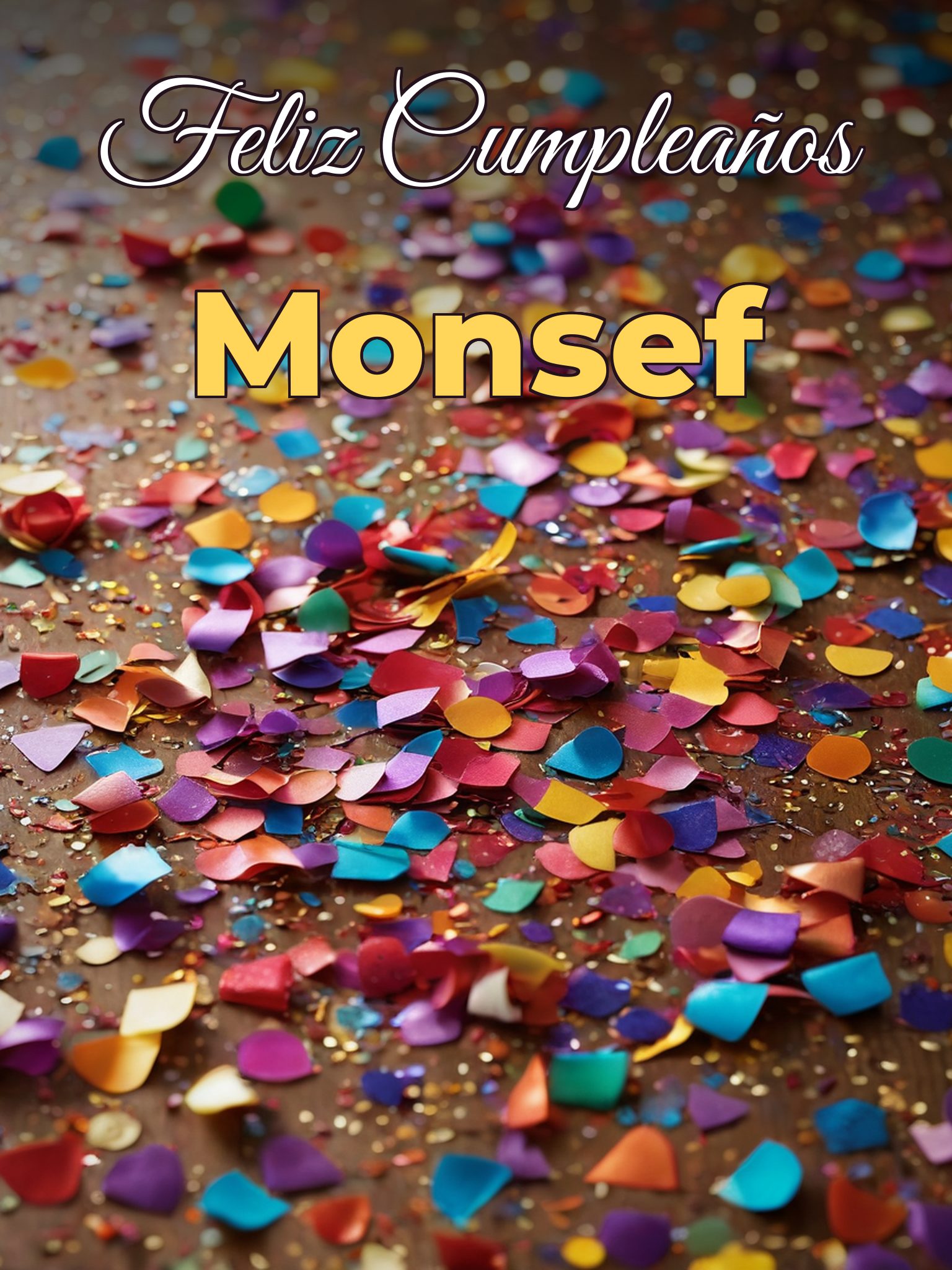 Feliz cumpleaños monsef