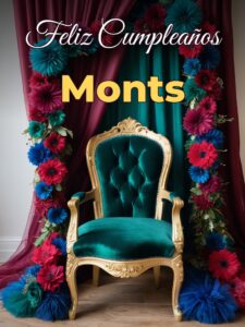 Feliz cumpleaños monts