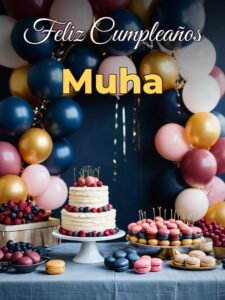Feliz cumpleaños muha