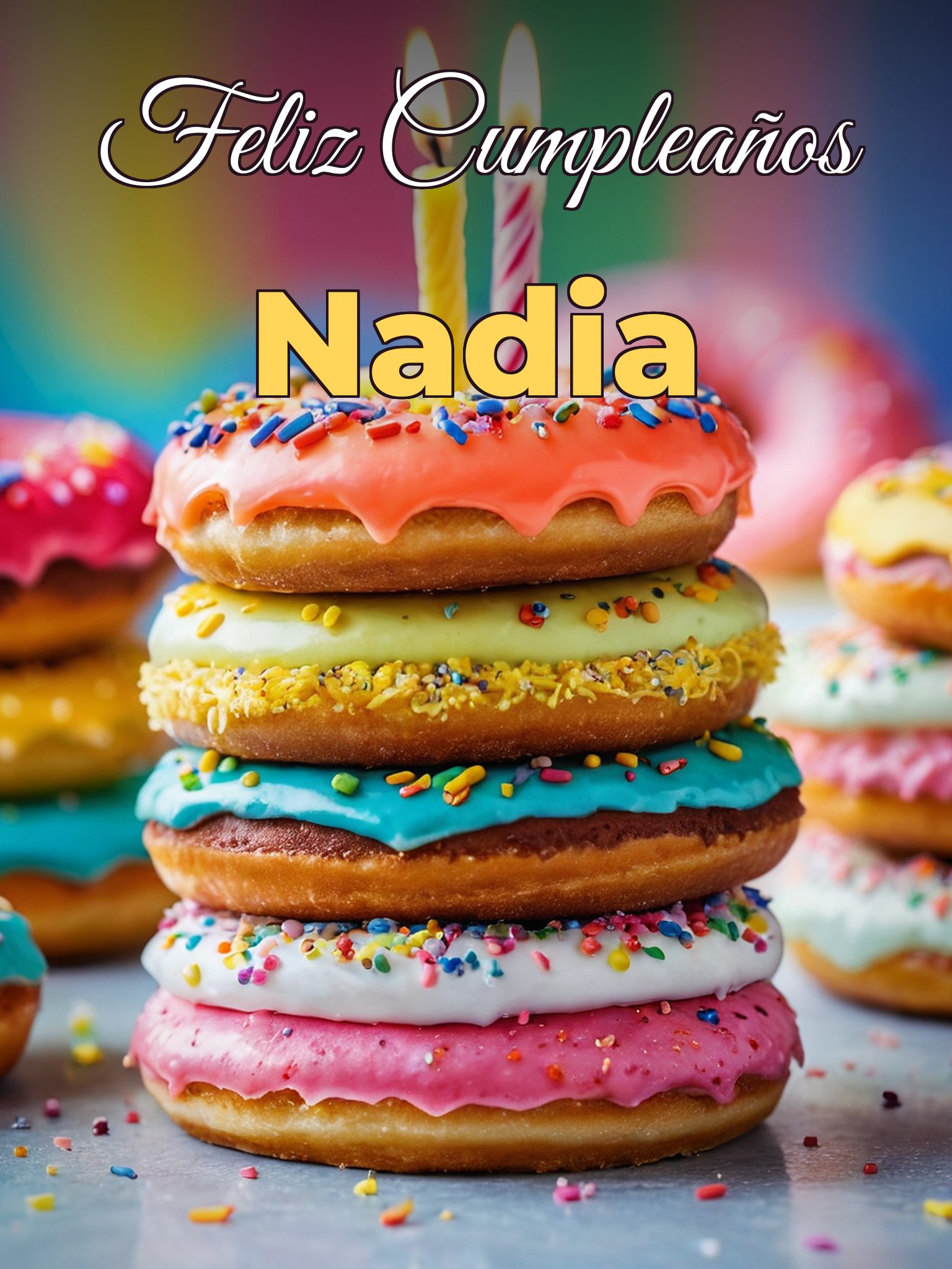 Feliz cumpleaños nadia