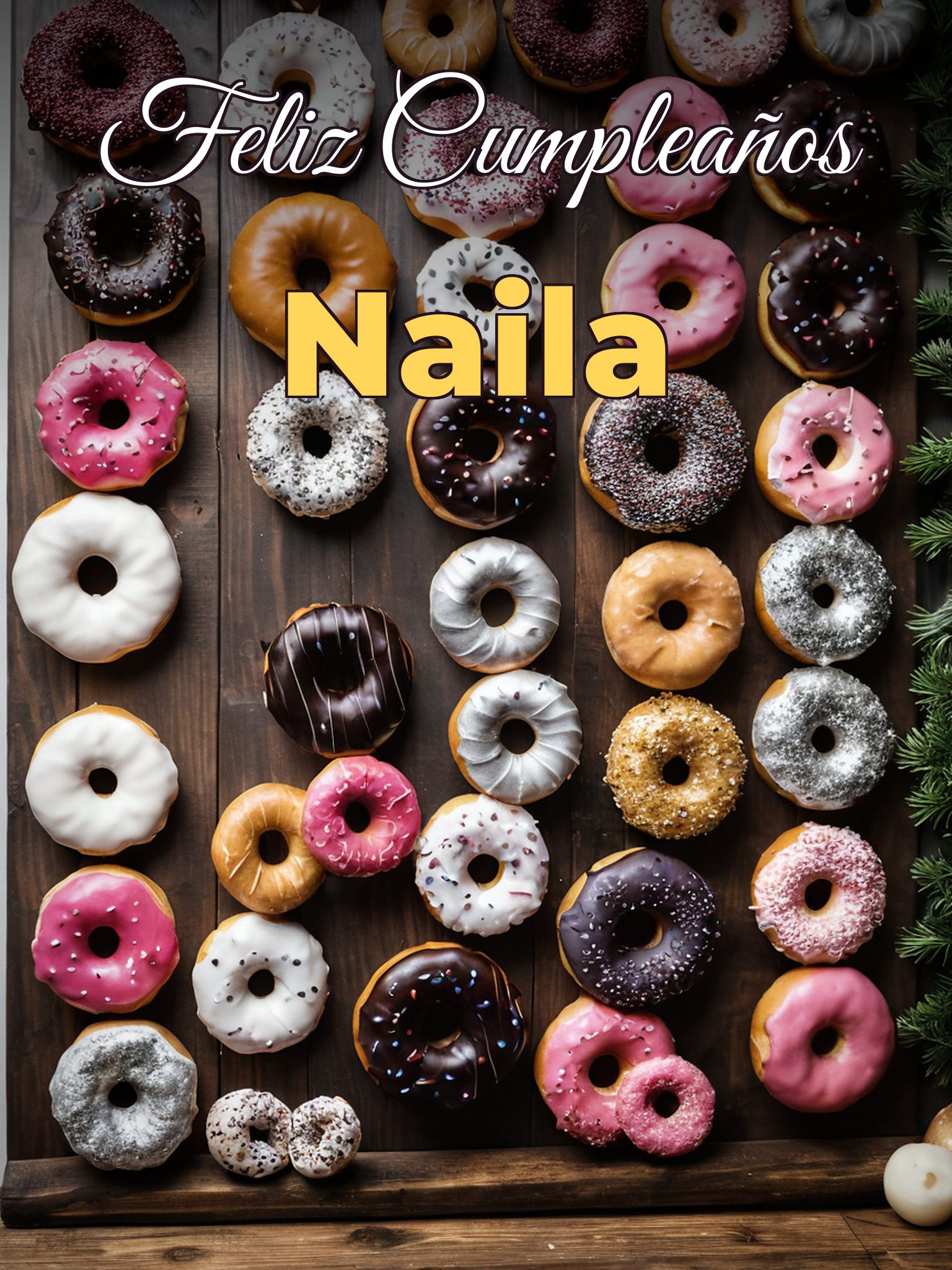 Feliz cumpleaños naila