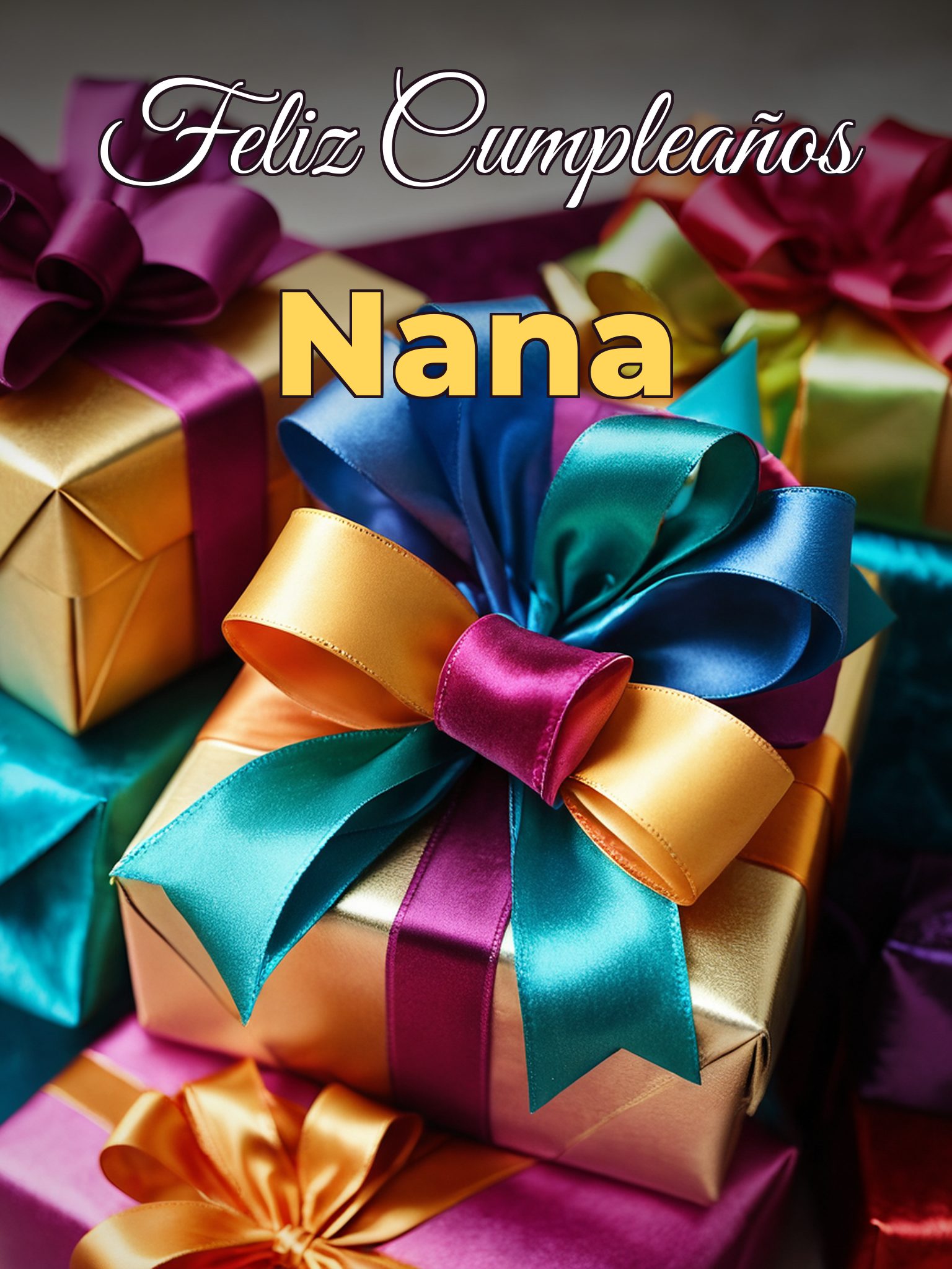 Feliz cumpleaños nana