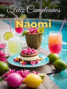 Feliz cumpleaños naomi