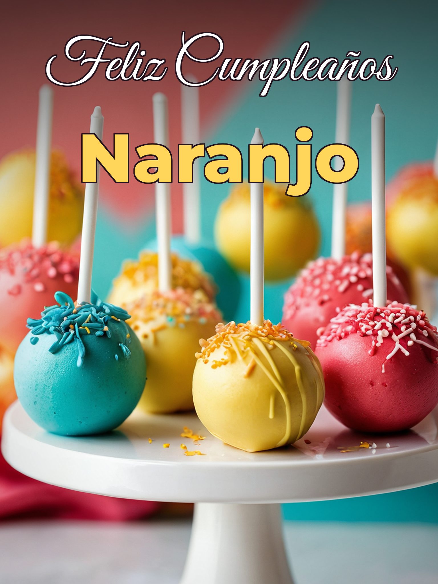 Feliz cumpleaños naranjo