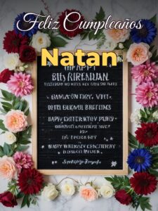 Feliz cumpleaños natan