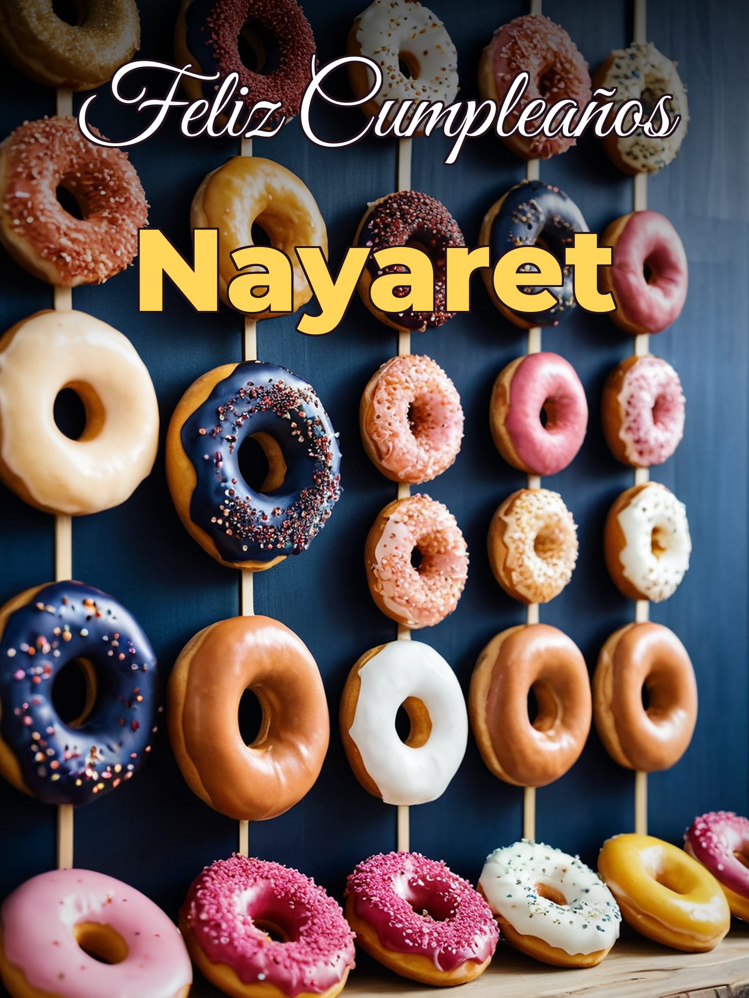 Feliz cumpleaños nayaret