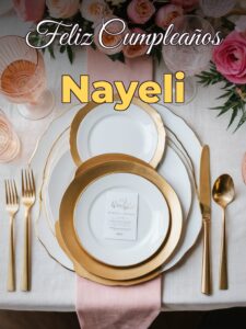 Feliz cumpleaños nayeli