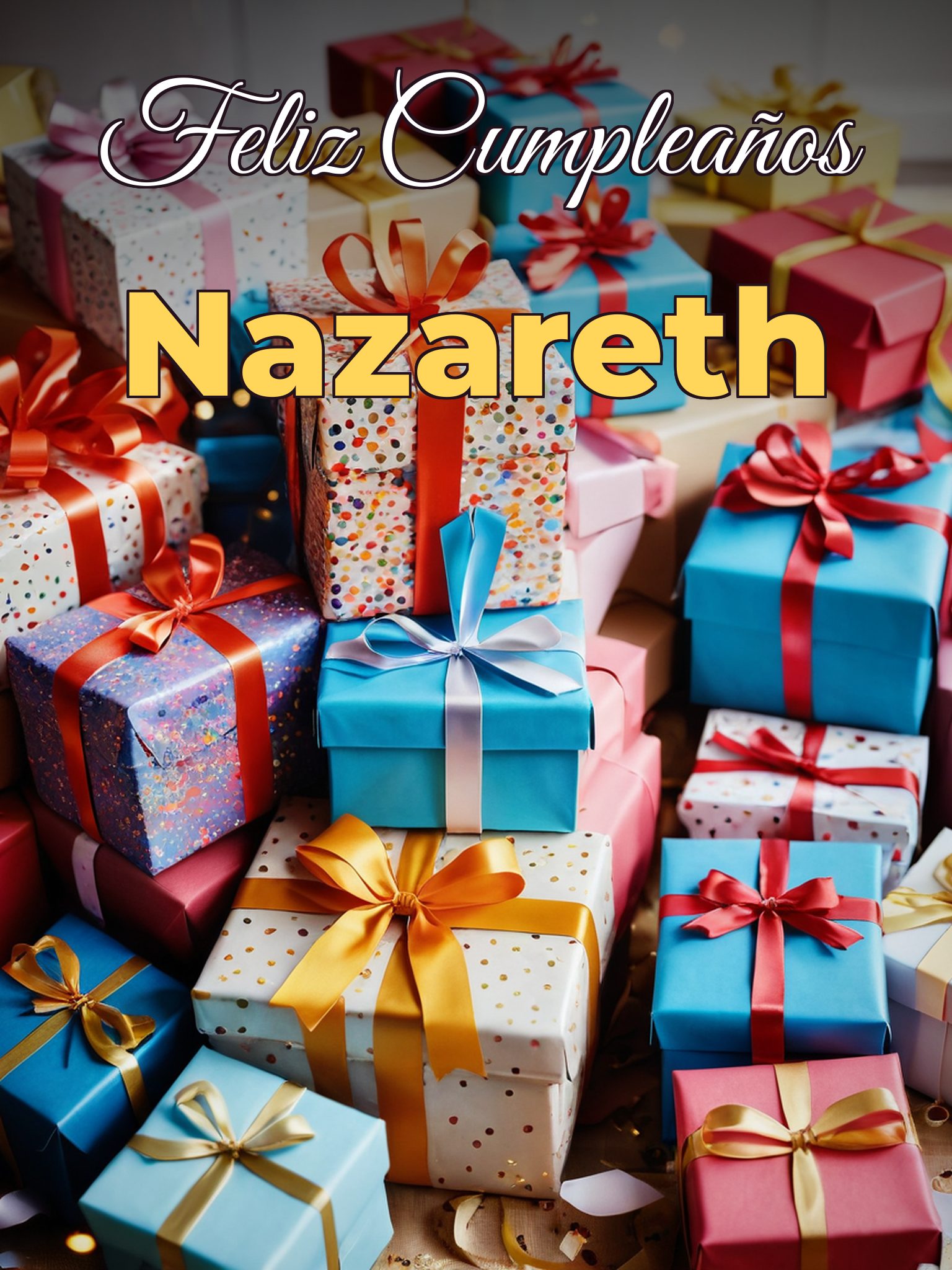 Feliz cumpleaños nazareth