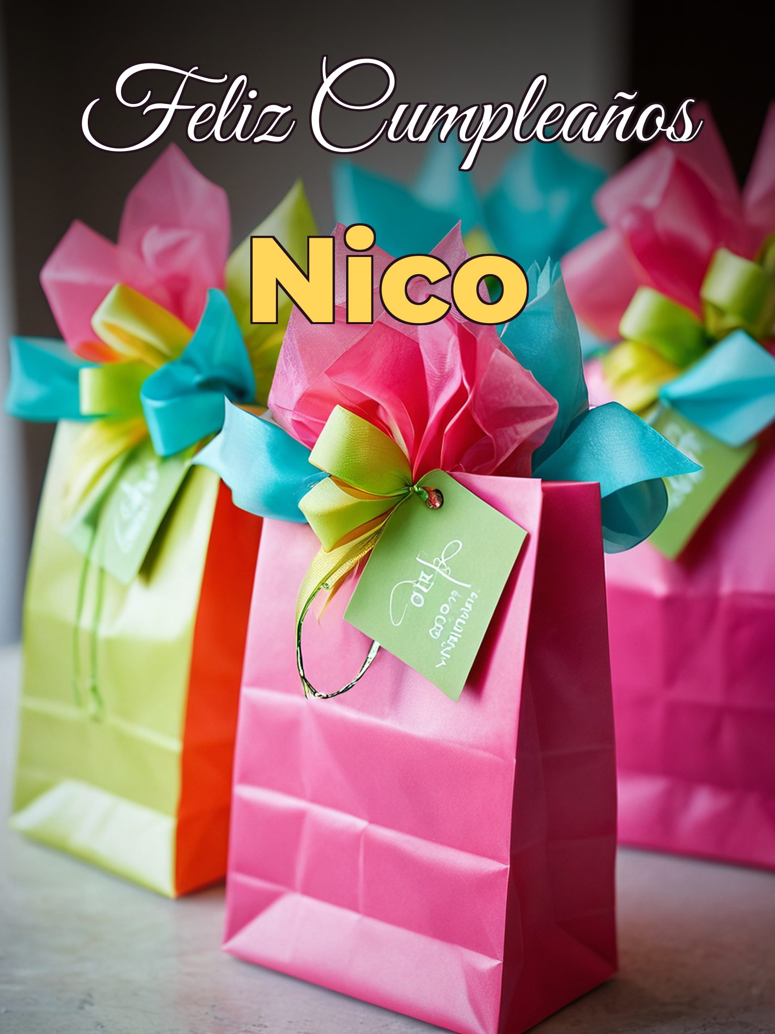 Feliz cumpleaños nico