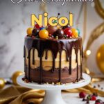 feliz cumpleaños nicol