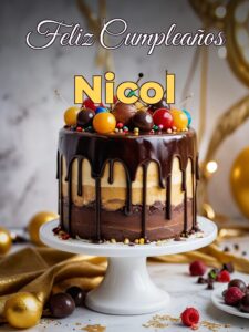 Feliz cumpleaños nicol