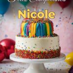 feliz cumpleaños nicole