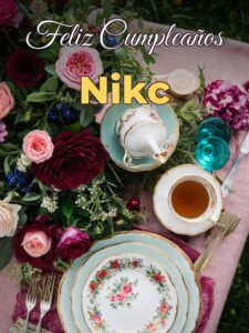 Feliz cumpleaños nikc