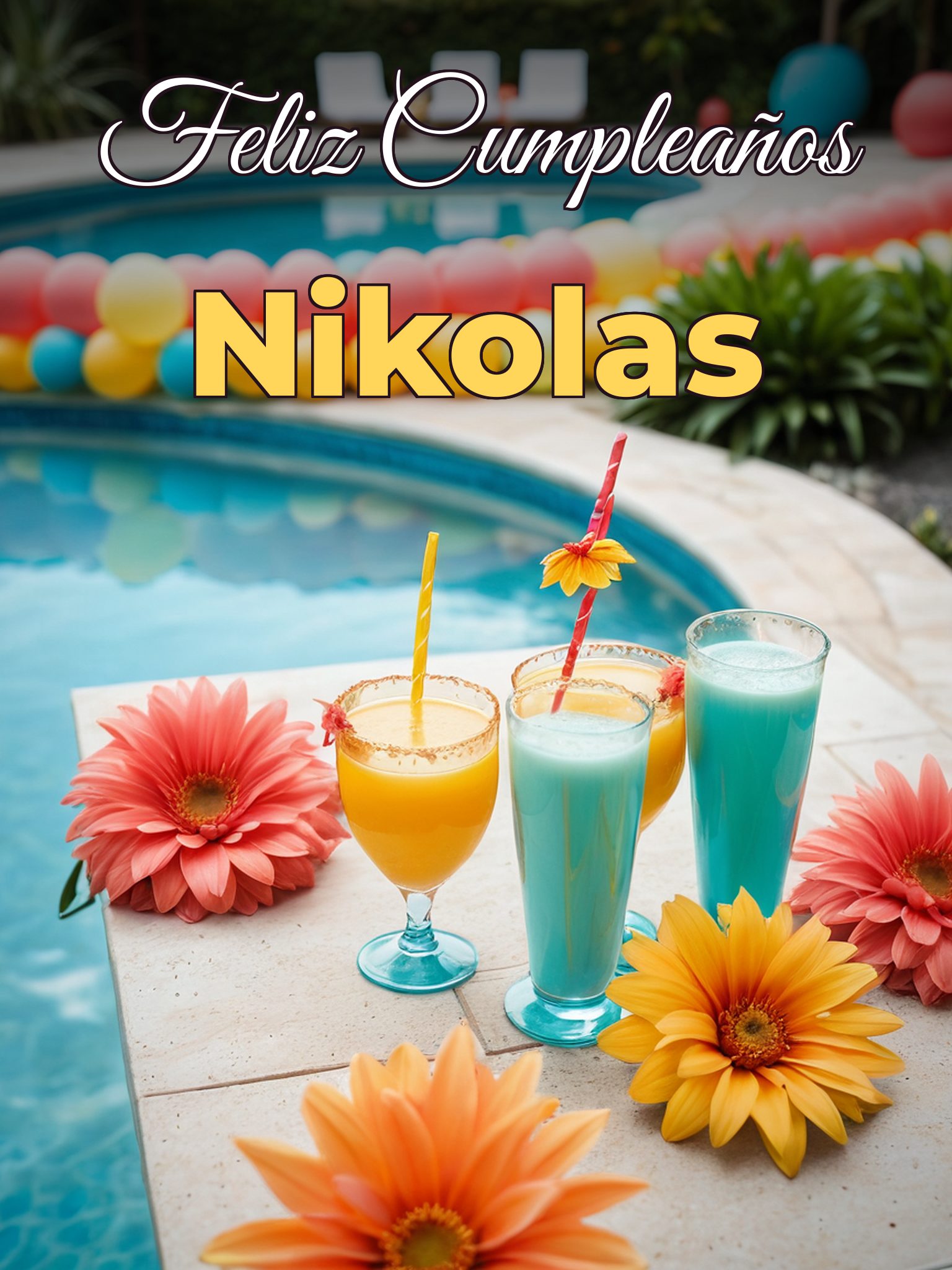 Feliz cumpleaños nikolas
