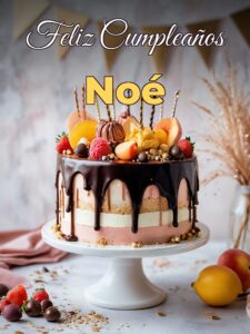 Feliz cumpleaños noé