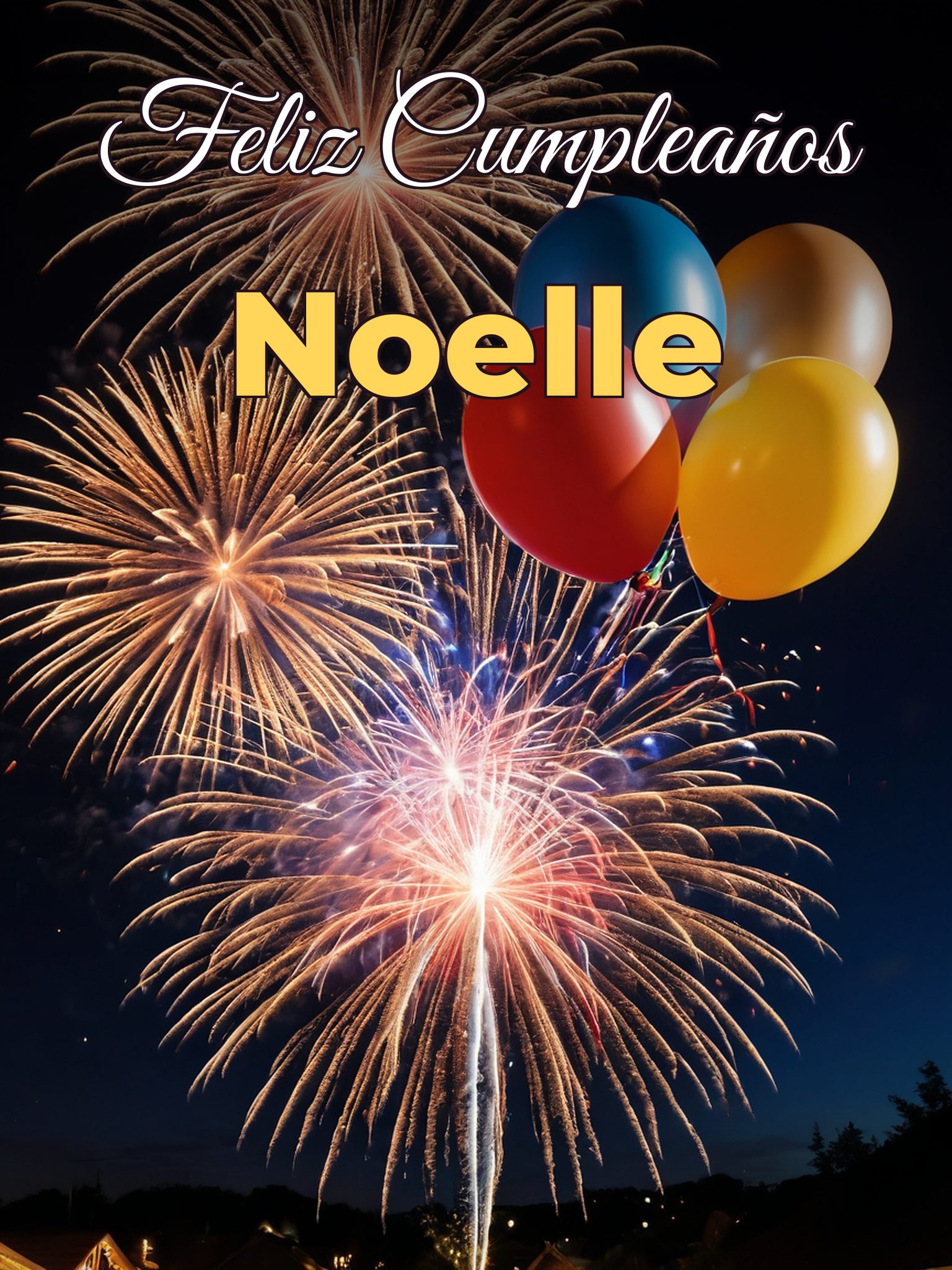 Feliz cumpleaños noelle