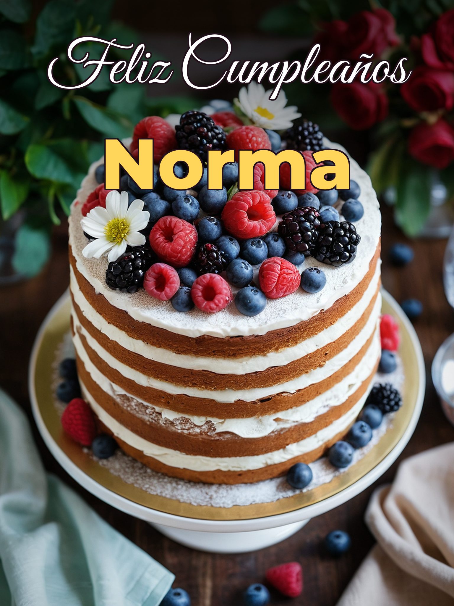 Feliz cumpleaños norma