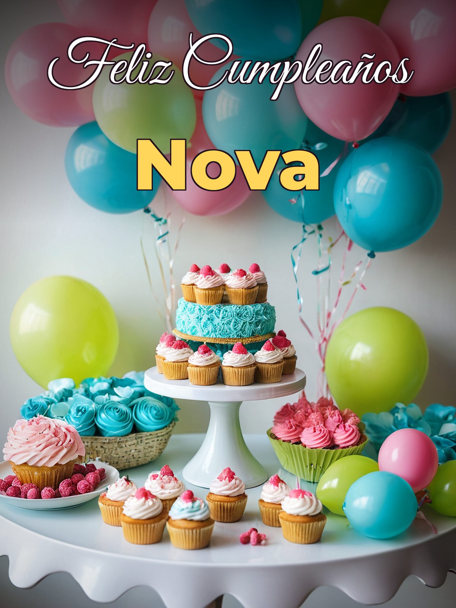 Feliz cumpleaños nova