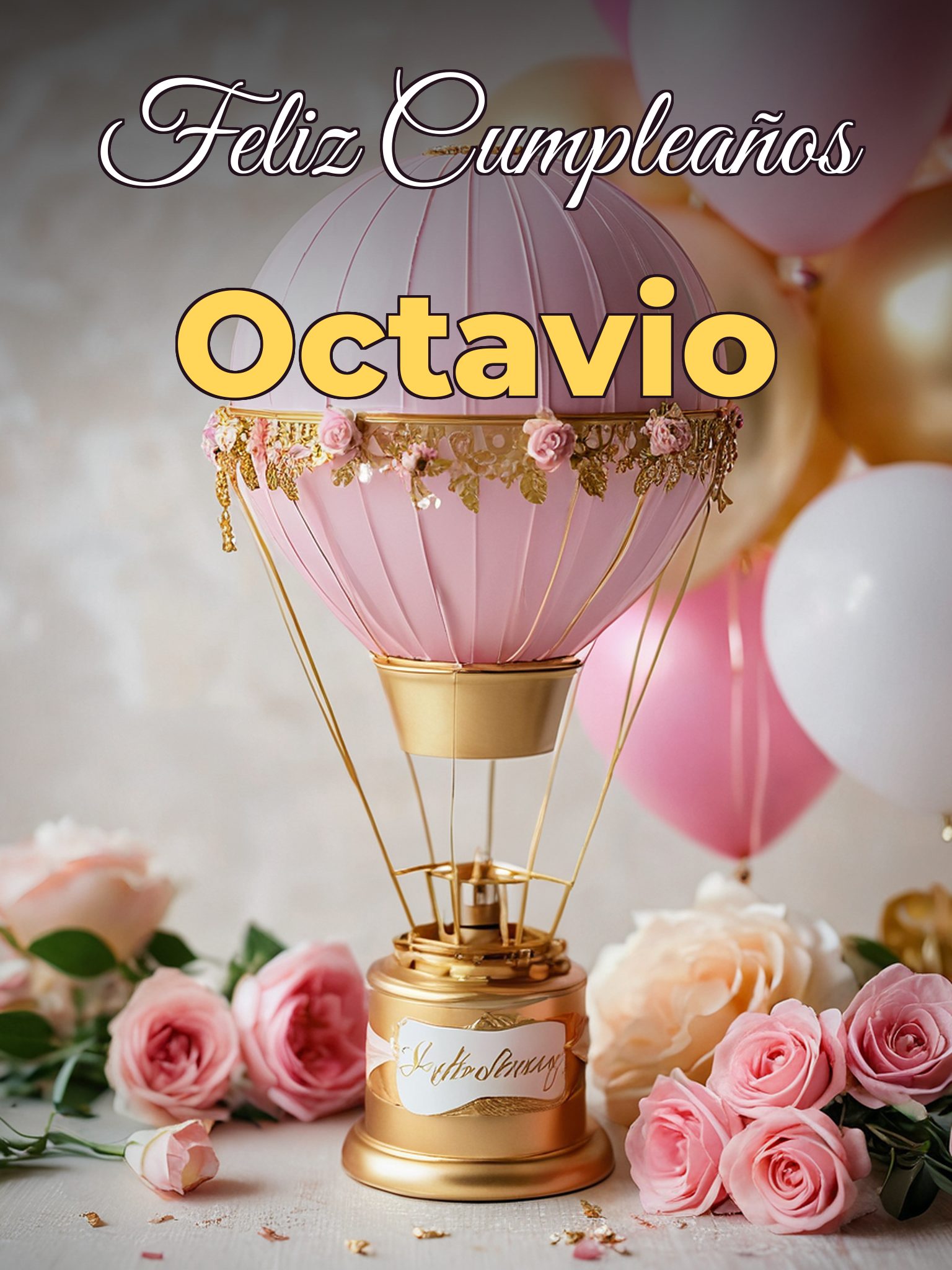 Feliz cumpleaños octavio