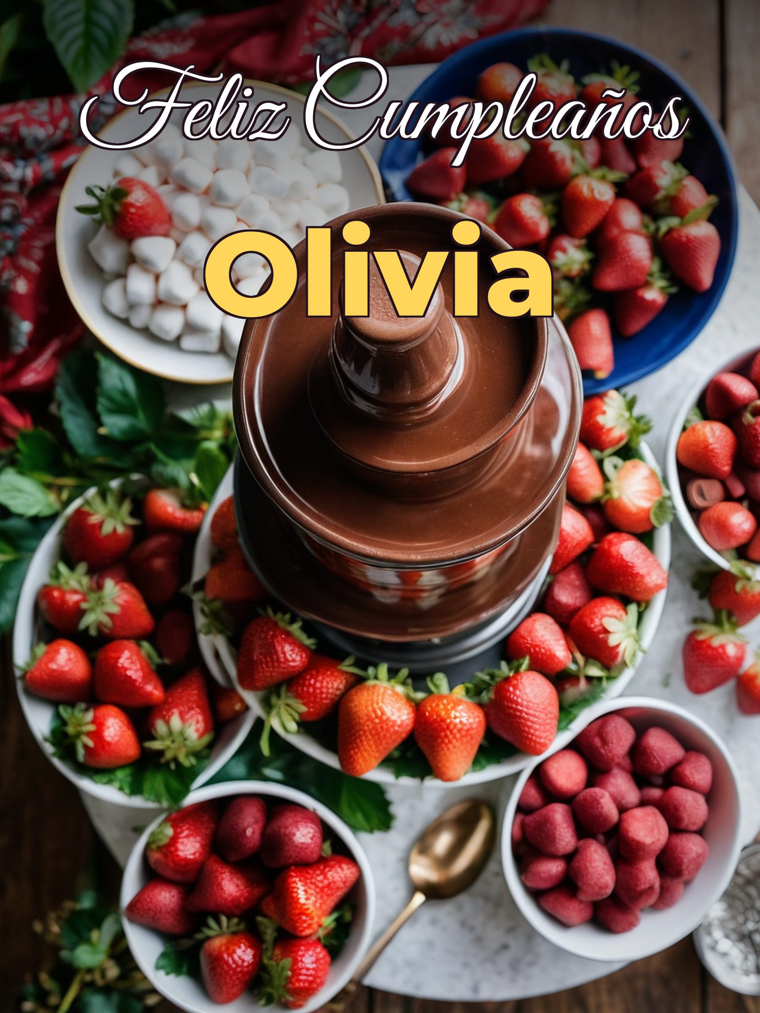 Feliz cumpleaños olivia