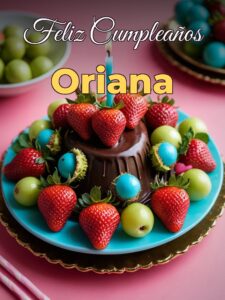 Feliz cumpleaños oriana