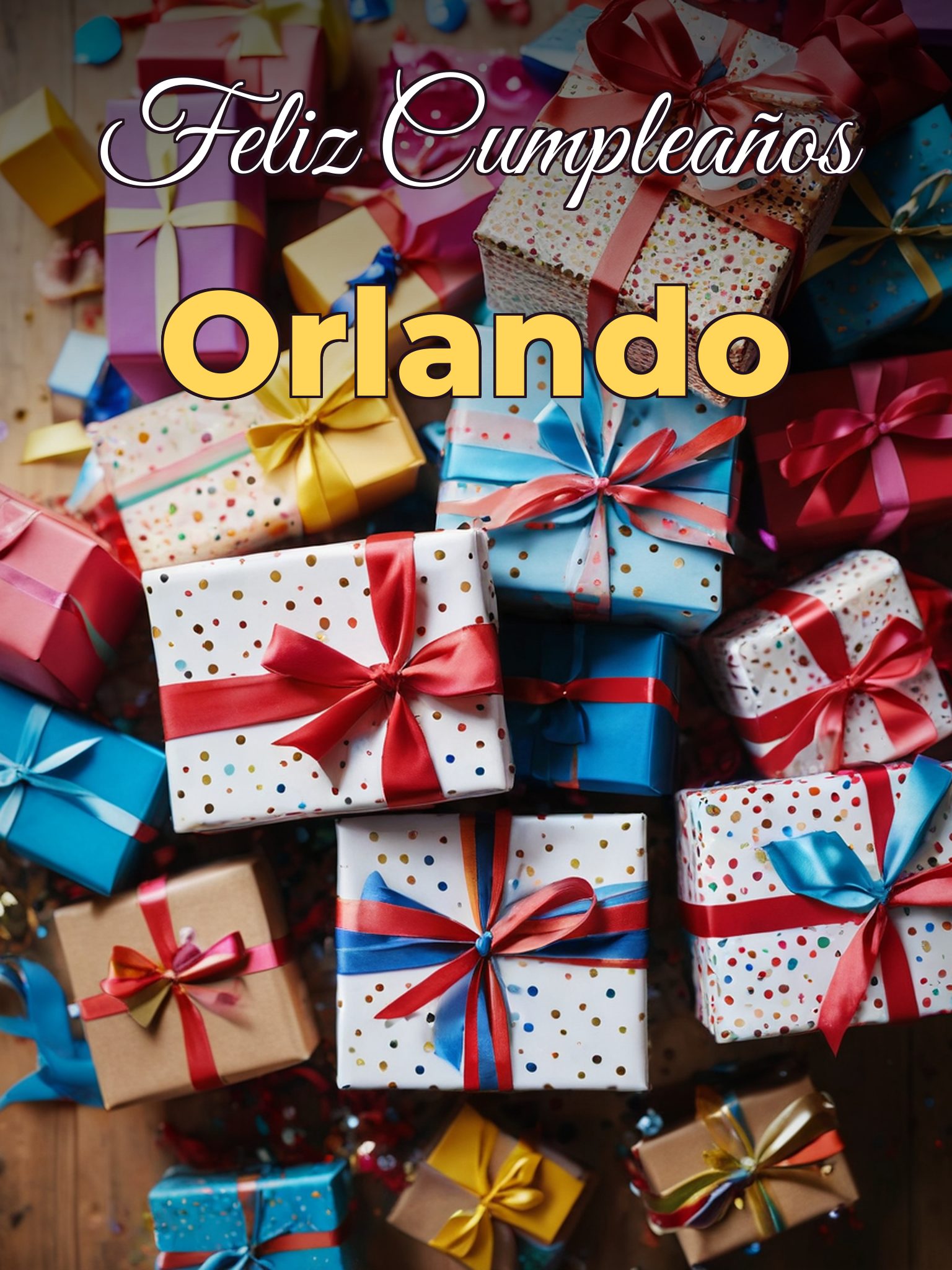 Feliz cumpleaños orlando