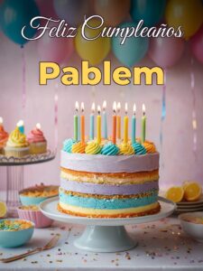 Feliz cumpleaños pablem