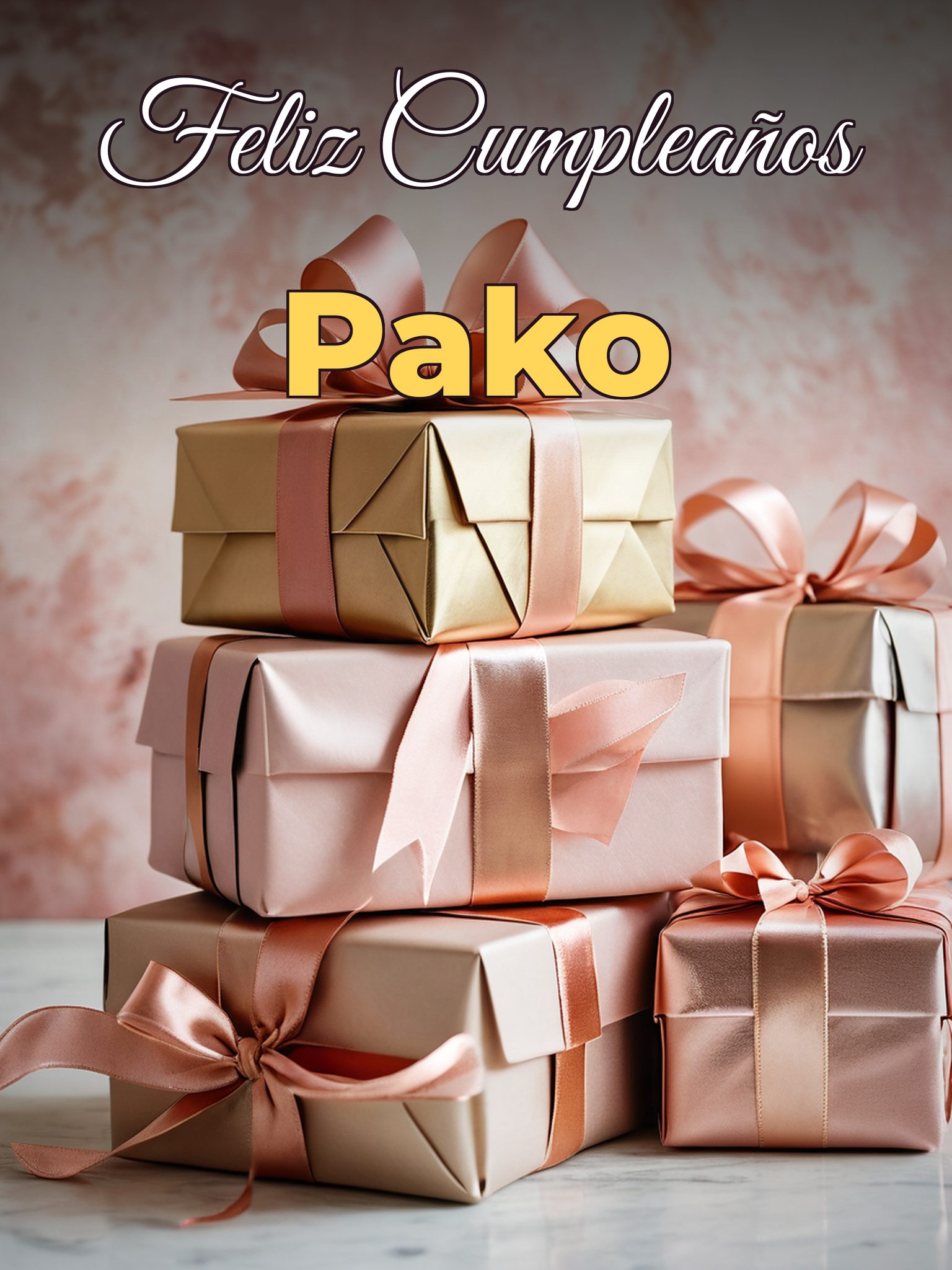 Feliz cumpleaños pako