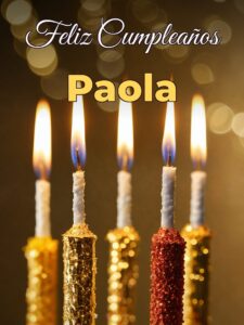 Feliz cumpleaños paola