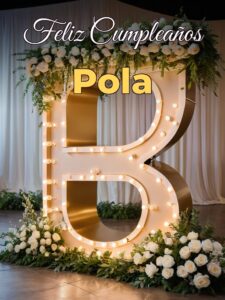 Feliz cumpleaños pola