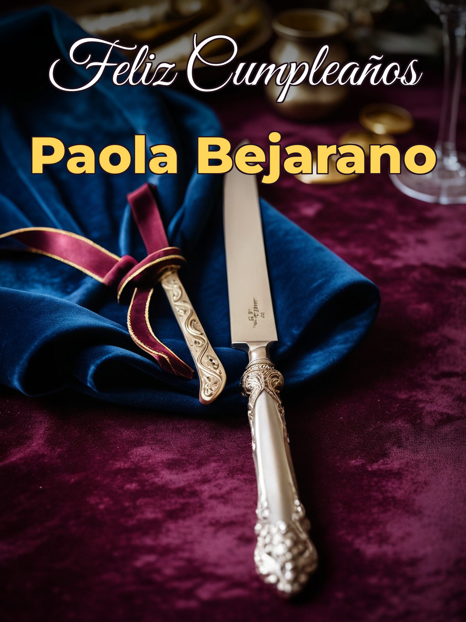 Feliz cumpleaños paola bejarano
