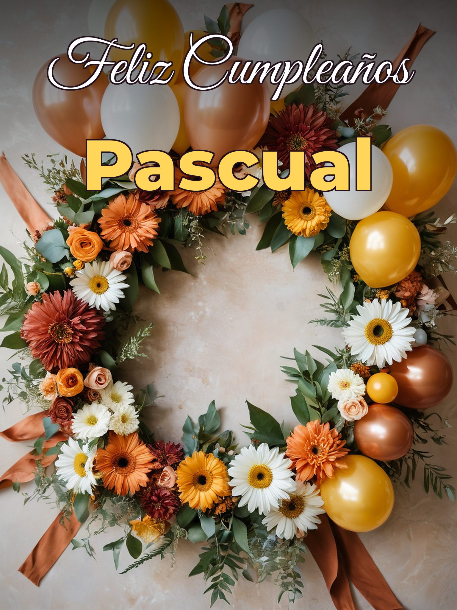 Feliz cumpleaños pascual