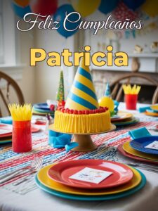 Feliz cumpleaños patricia