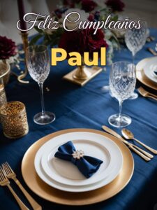 Feliz cumpleaños paul