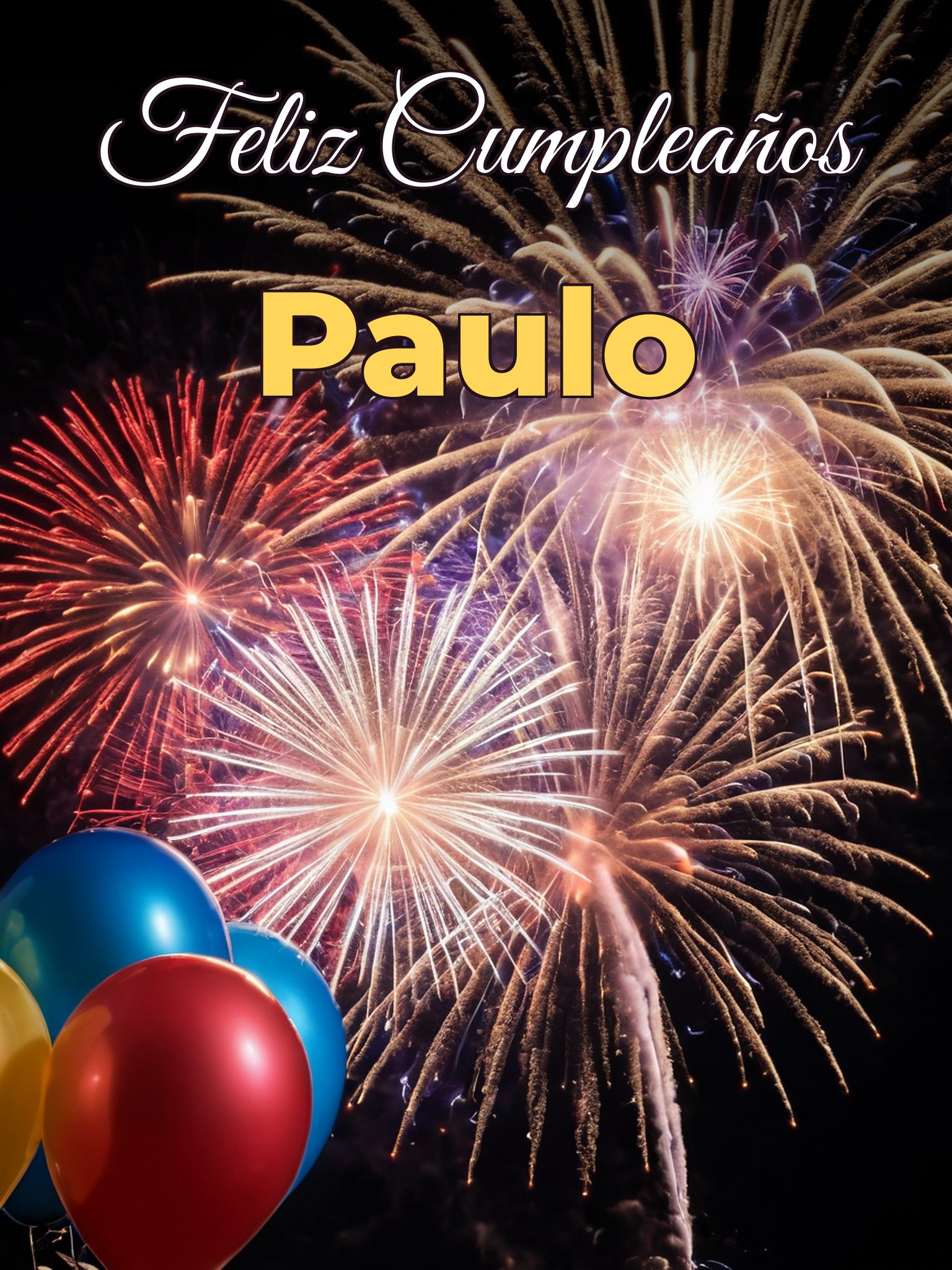 Feliz cumpleaños paulo
