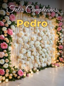 Feliz cumpleaños pedro