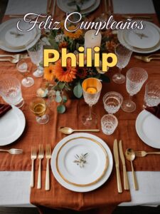Feliz cumpleaños philip