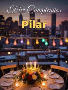 Feliz cumpleaños pilar