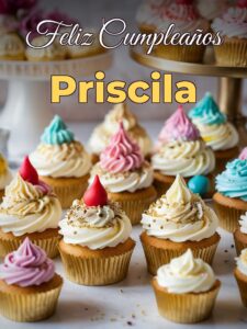 Feliz cumpleaños priscila