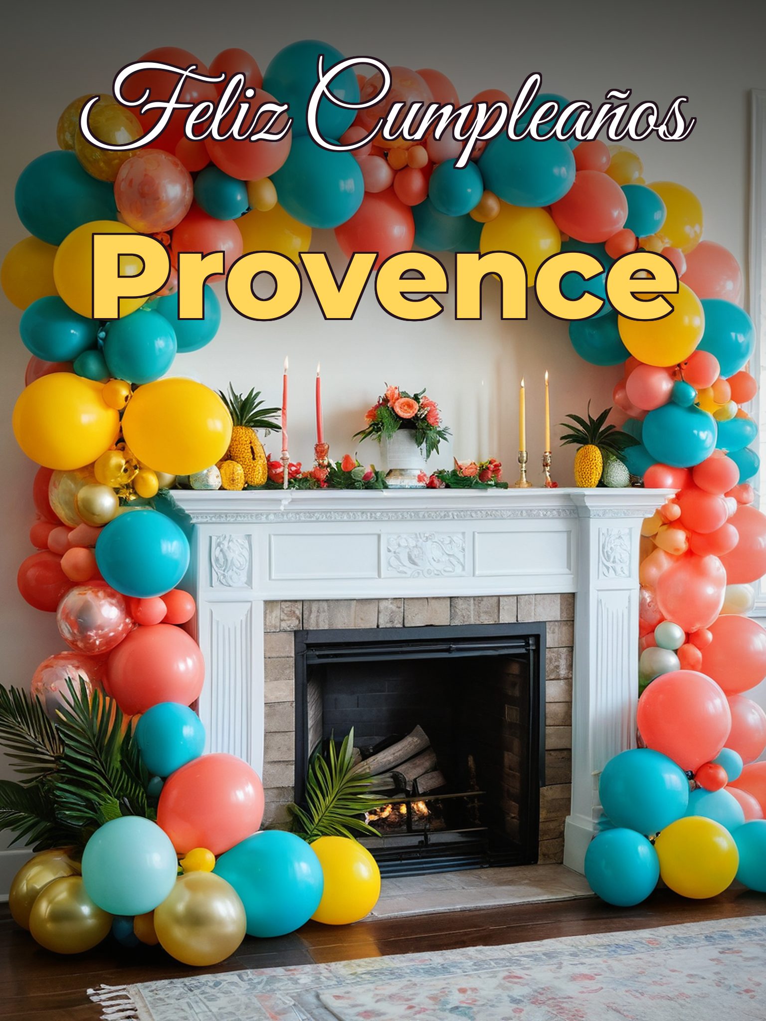 Feliz cumpleaños provence