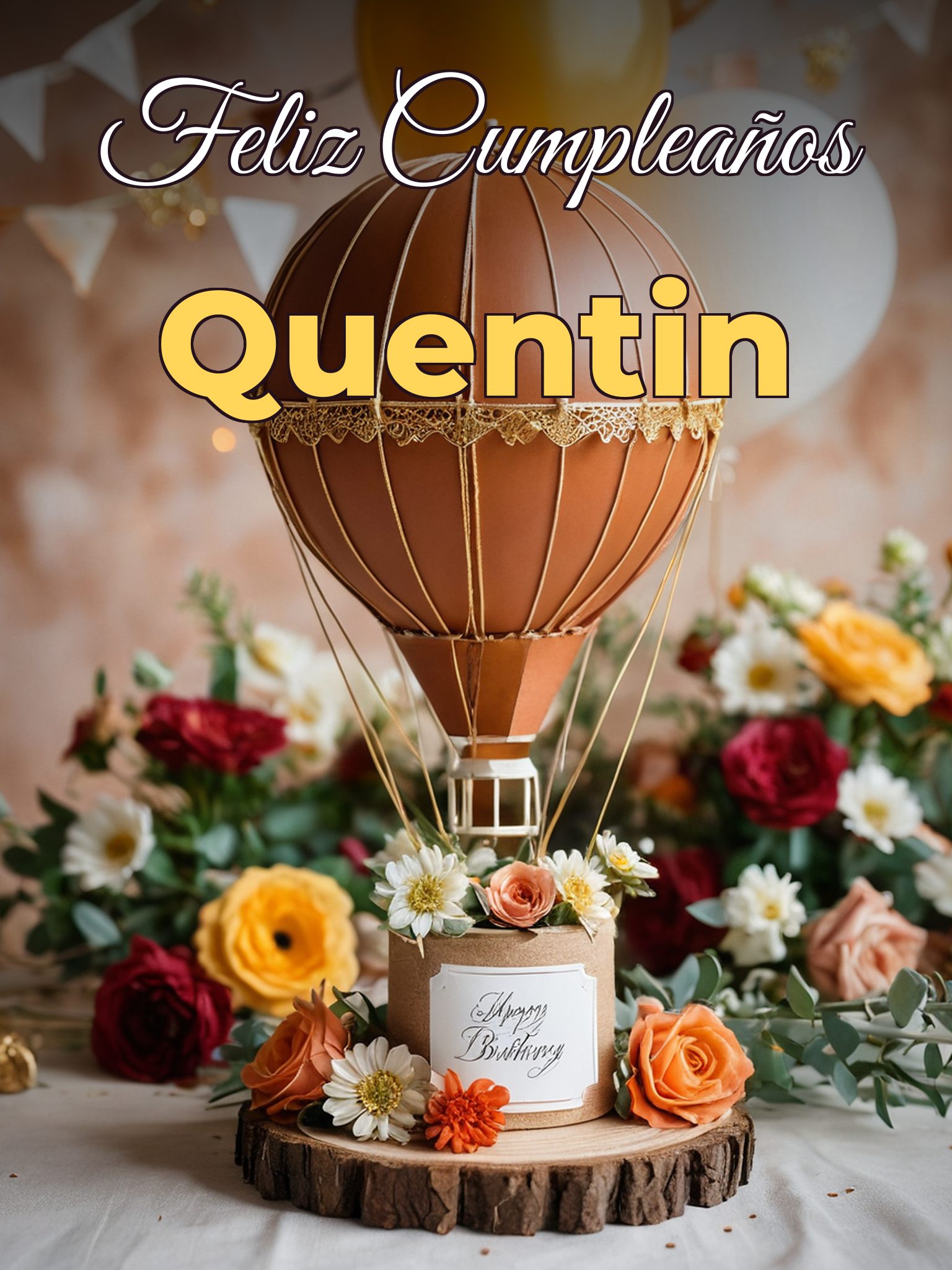 Feliz cumpleaños quentin