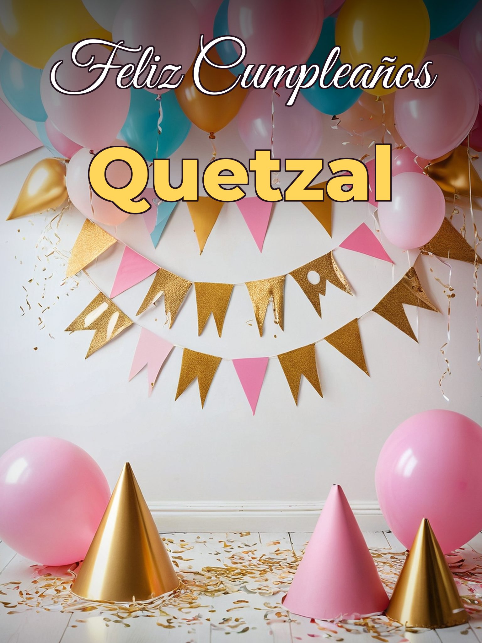 Feliz cumpleaños quetzal