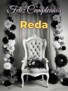 Feliz cumpleaños reda
