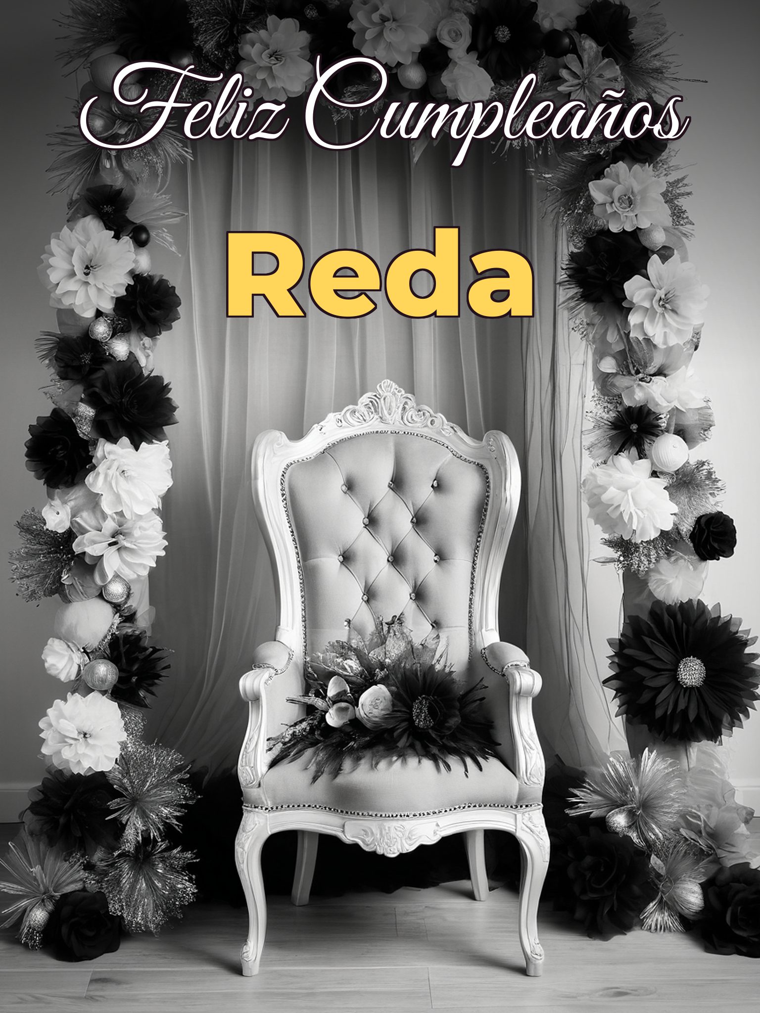 Feliz cumpleaños reda