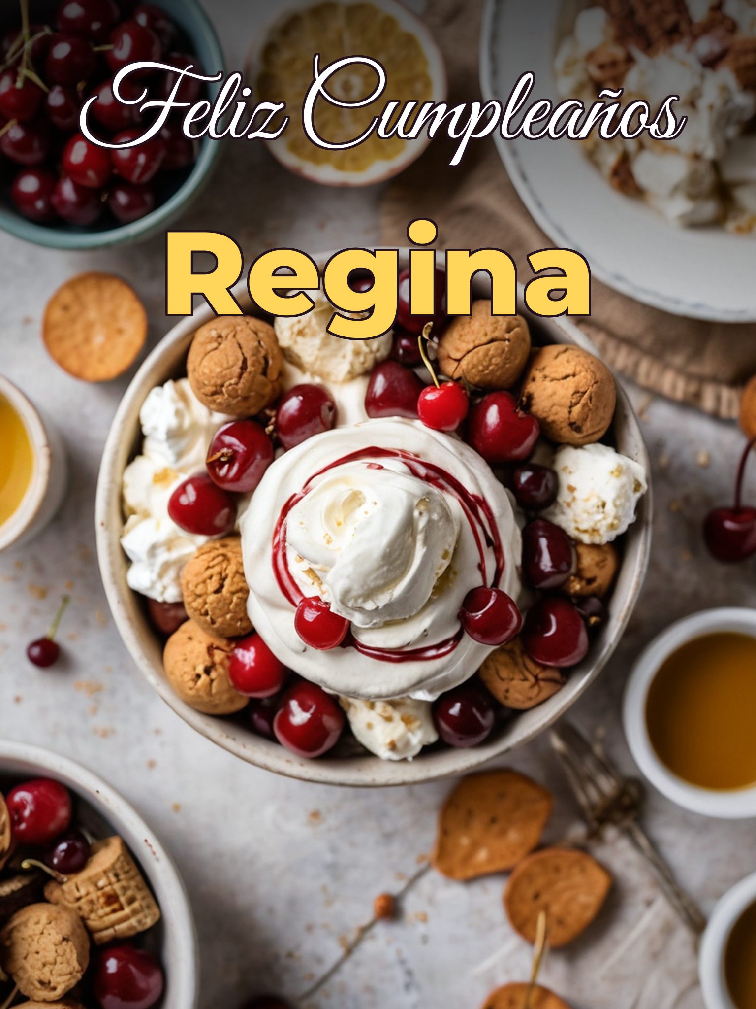 Feliz cumpleaños regina