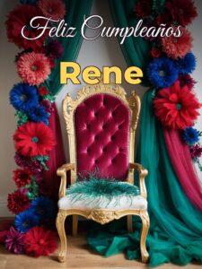 Feliz cumpleaños rene