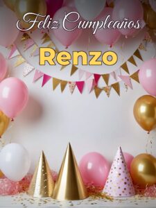 Feliz cumpleaños renzo
