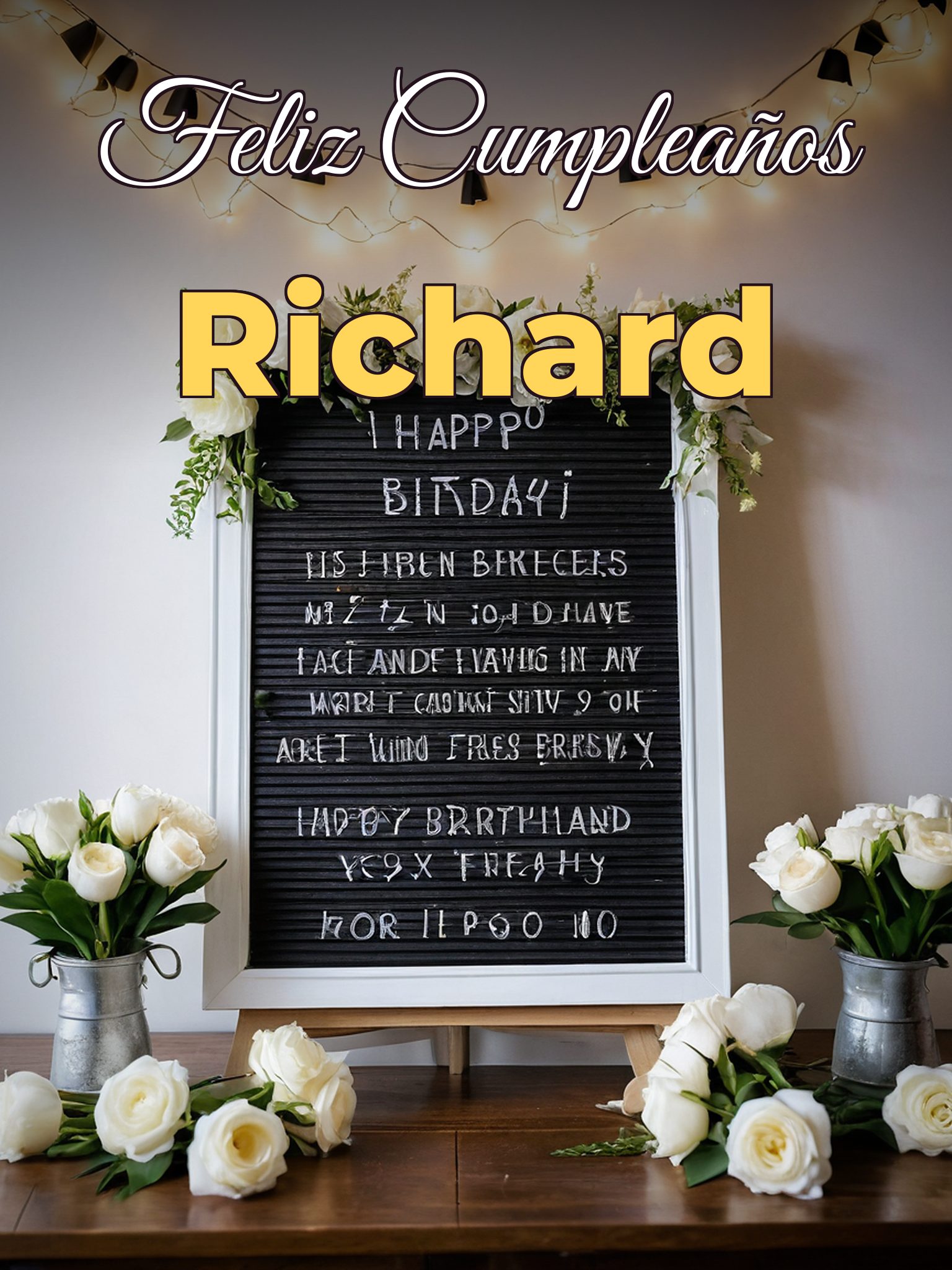 Feliz cumpleaños richard