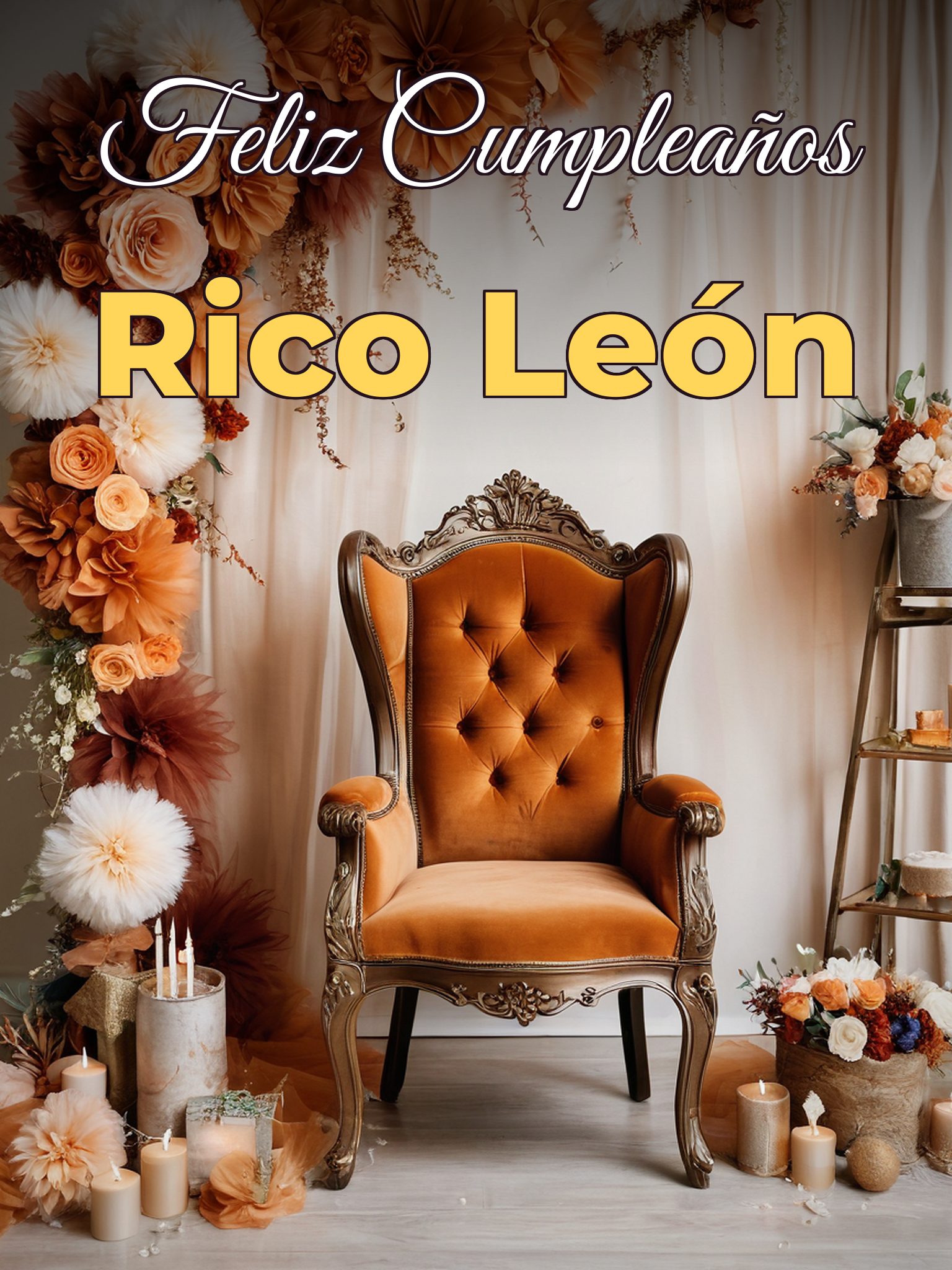 Feliz cumpleaños rico León
