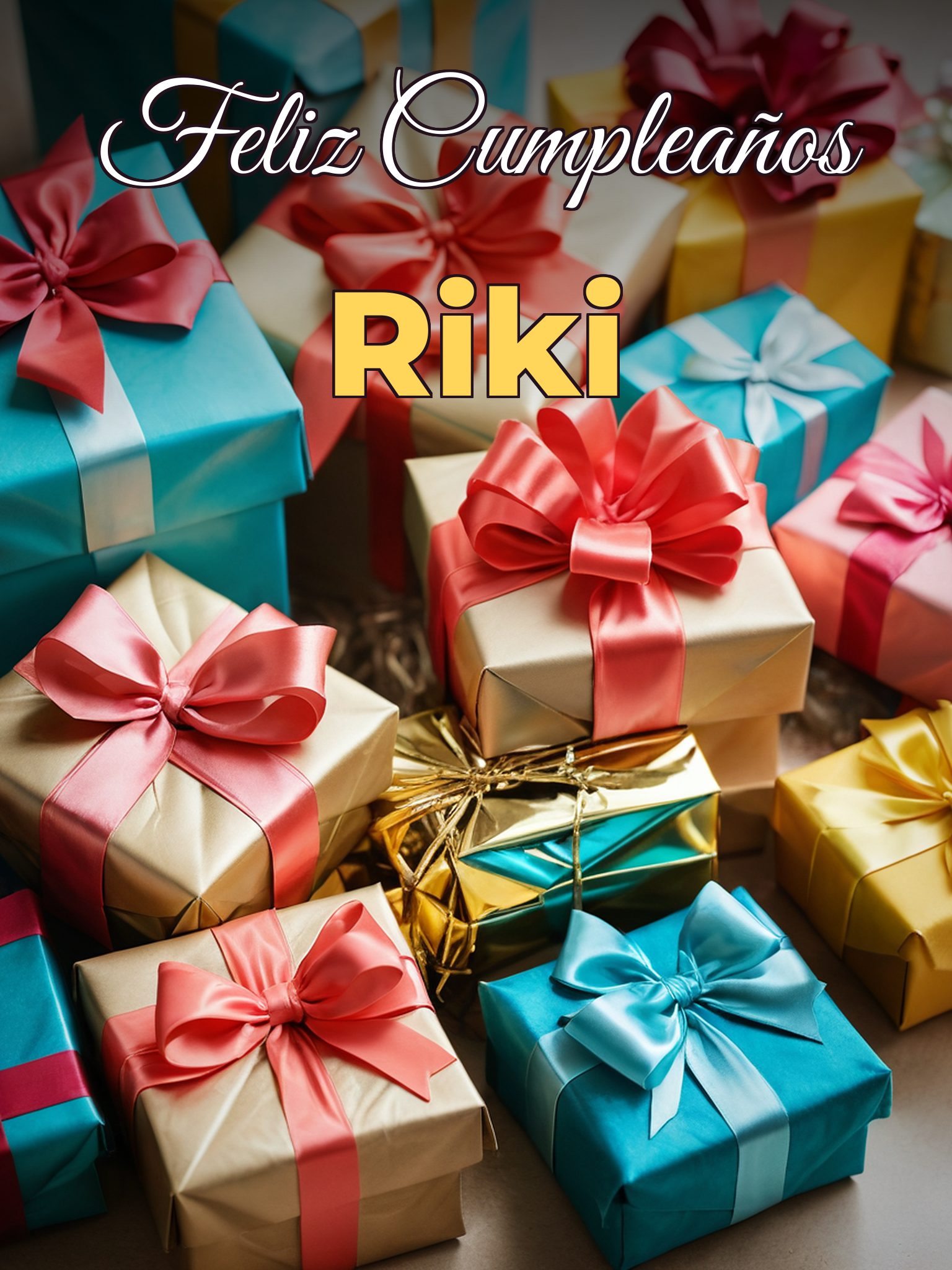 Feliz cumpleaños riki
